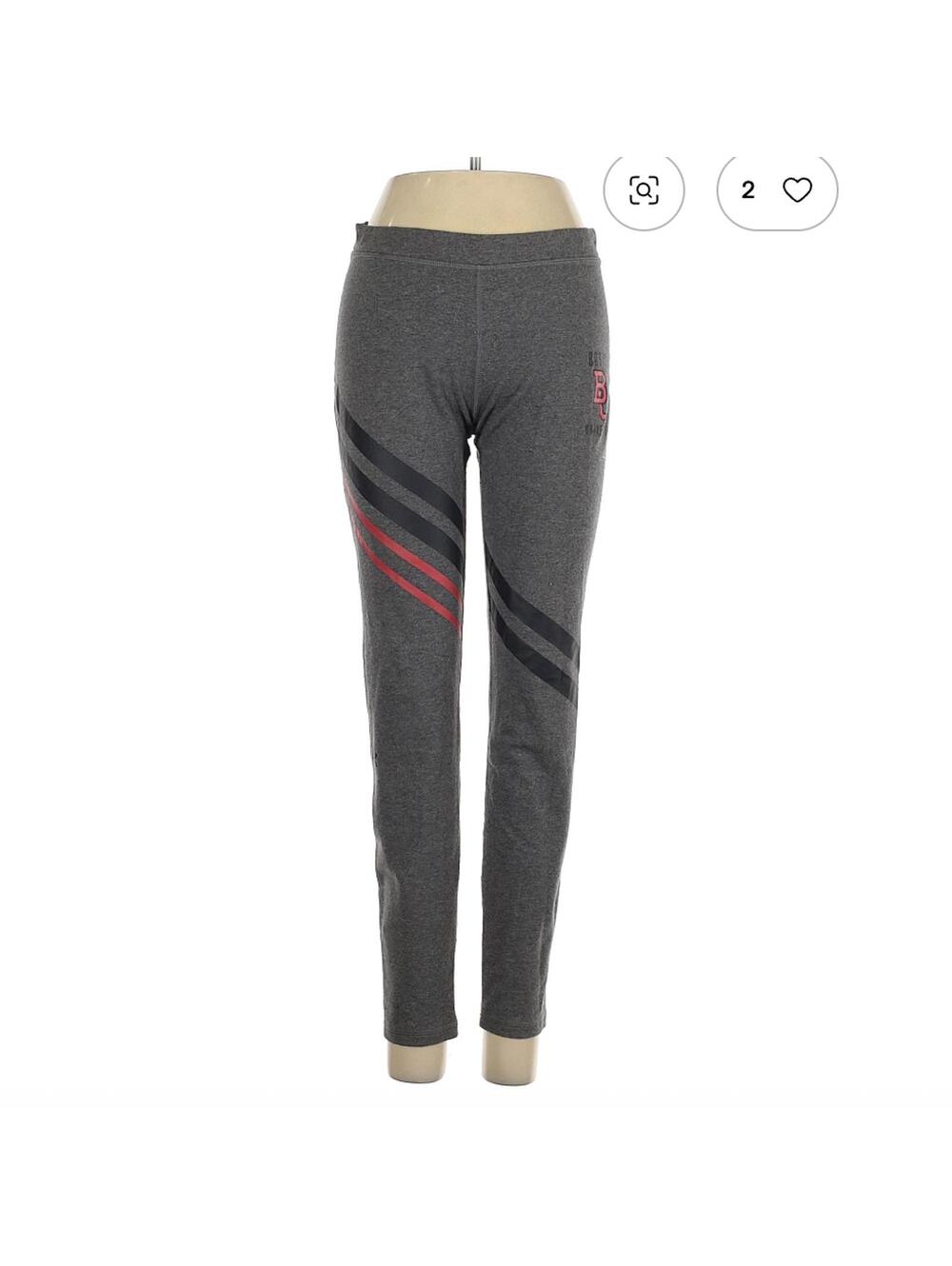 Under Armour Gray Active Pants Size M Boston University Leggings